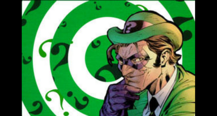 The Riddler S Riddle I Fly Yet I Have No Wings I Cry Yet I Have No Eyes Bounding Into Comics