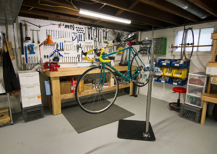 workbench bike repair stand