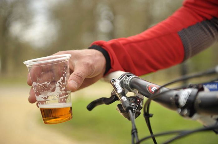cycling and beer