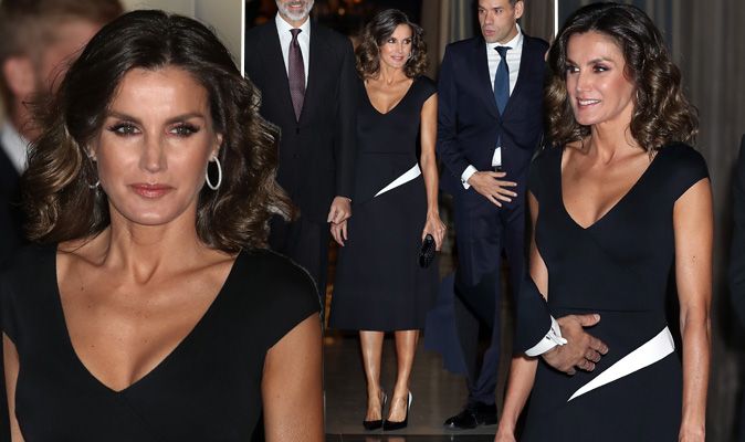 Queen Letizia Spanish Queen Stuns At Madrid Awards Ceremony In
