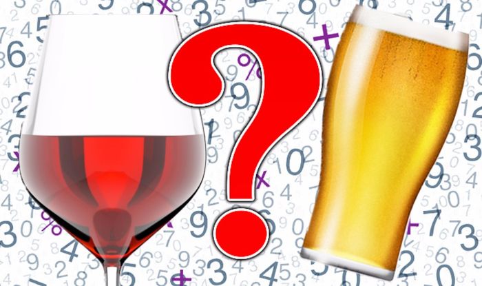 how many calories in wine and beer which is the diet option express co uk