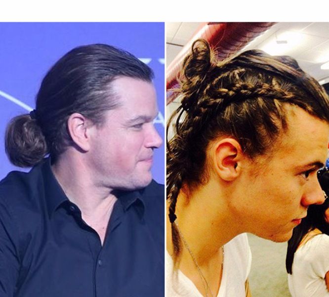 Harry Styles New Hair Dunkirk Co Stars Tease Him For Cutting Off Ponytail Hollywood Life