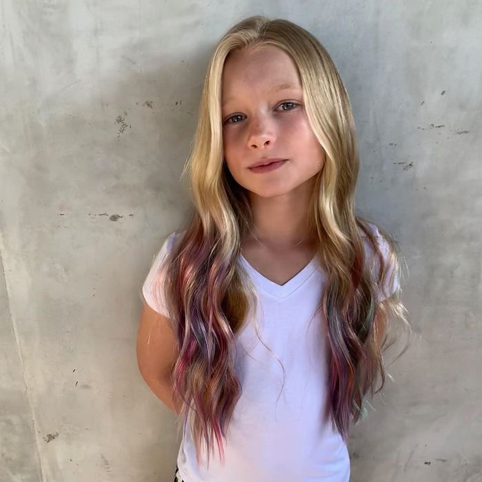 Kritik An Jessica Simpson Tochter Maxwell 7 Hat Jetzt Lila Haare