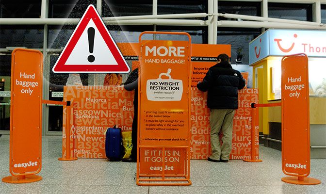 Easyjet baggage allowance duty free hot sale